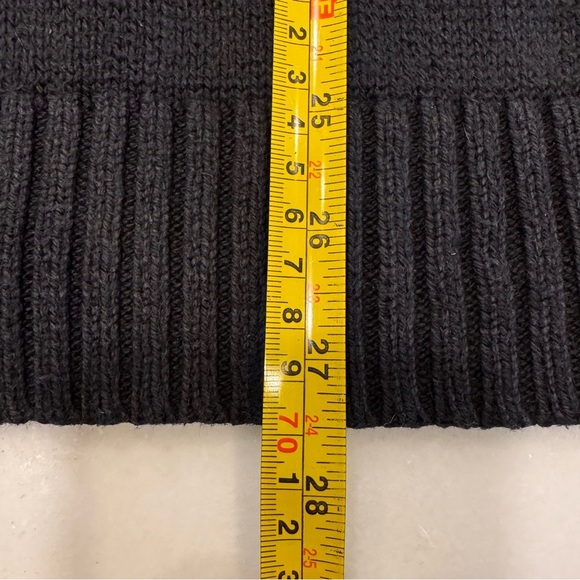 Polo Ralph Lauren Men’s 1/4 Zip Pull Over Sweater 100% Cotton Size Large Black - Picture 6 of 8